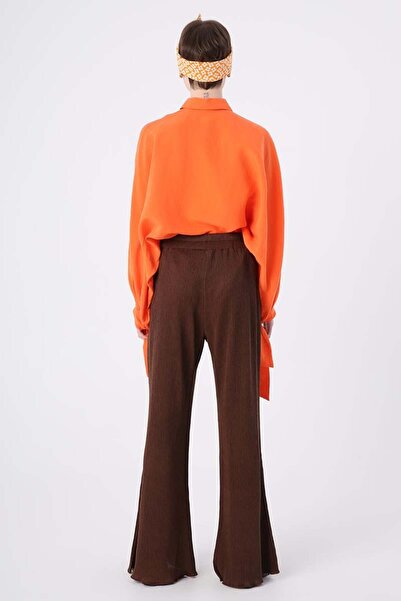 ALLDAY 23Os77051Al0 Women's Pleated Wide Leg Elastic Trousers