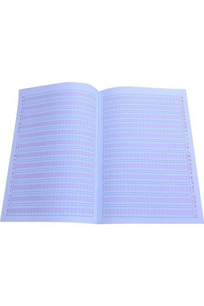 Gıpta Mica Upright Guide Lined A5 Lovely Writing Notebook 40 Sheets
