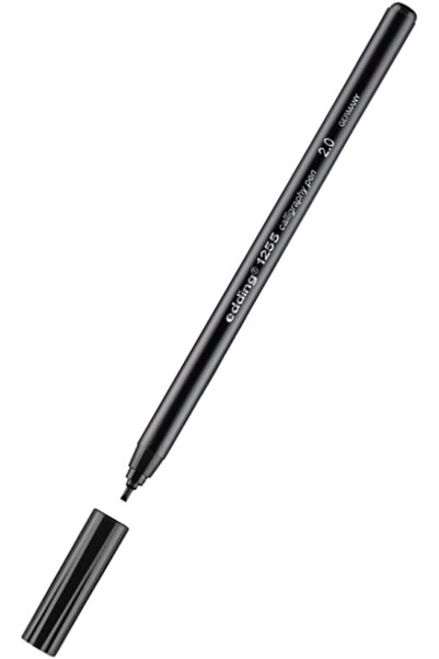 Edding E-1255 قلم رسم أسود 2 مم
