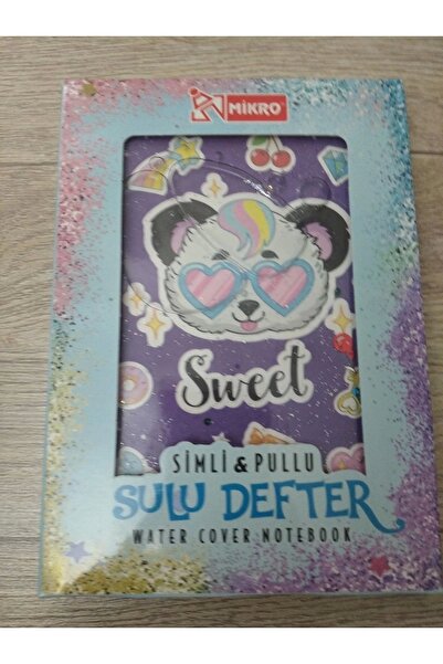Mikro Simli & Pullu Sulu Kapak Defter A5 Not Defteri