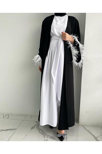 MELEK ARAZ Σετ Μαύρο Zehra Abaya
