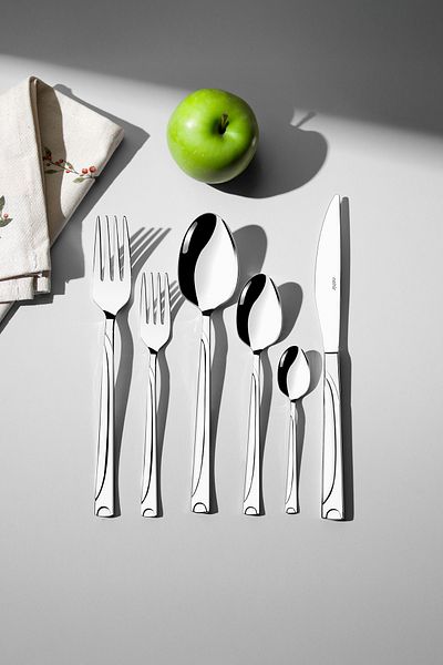 Nehir Fiesta Plain - 12 Person 72 Piece Boxed Cutlery Set