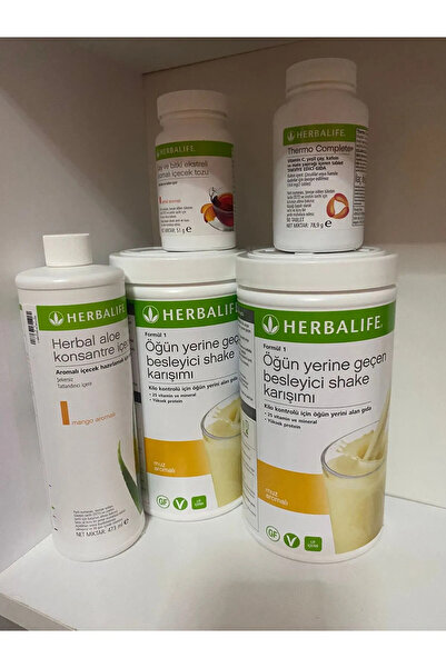 Herbalife İki adet muzlu shake full set