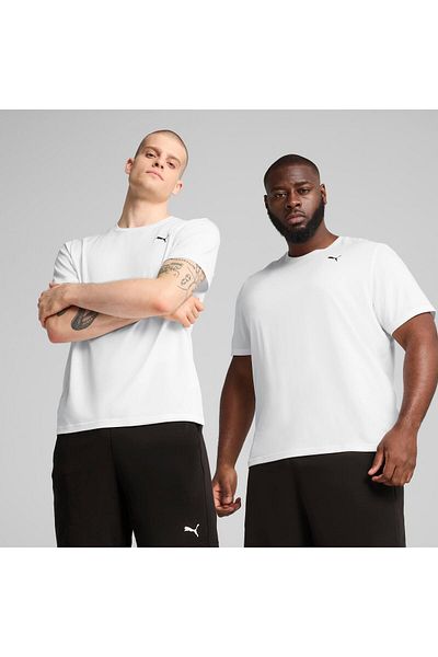 Puma M Tad Essentials - Smukły krój Solid Layered Running T-shirt