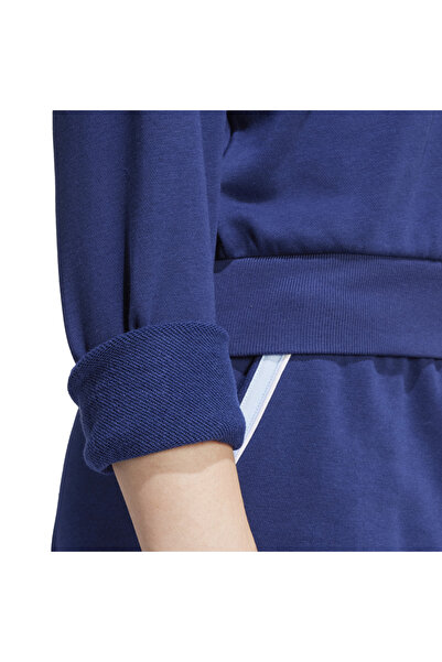 adidas Essentials Color Pop French Terry Crop Çeyrek Boy Fermuarlı Üst