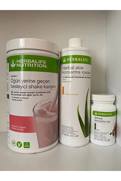 Herbalife 1 Adet Ahududu Ve Beyaz Çikolata Aromalı Shake 500 gr Bitkisel