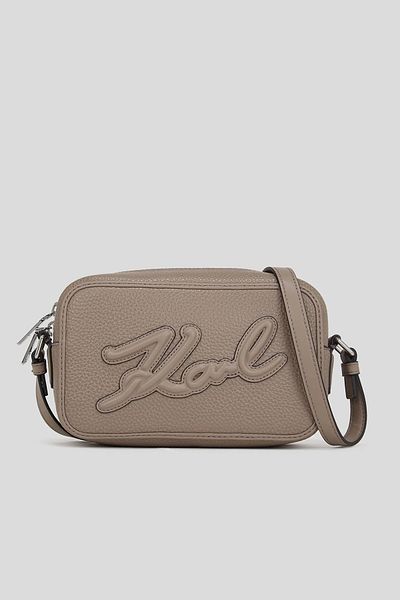 Karl Lagerfeld Beige Women's 12.5X20X8 cm Crossbody Bag 245W3094
