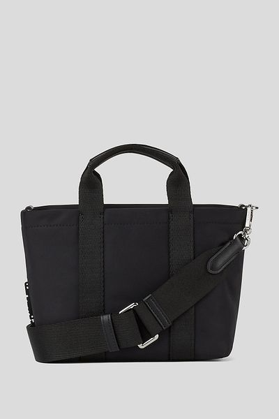 Karl Lagerfeld Ikonická 2,0 nylonová malá kabelka na zips