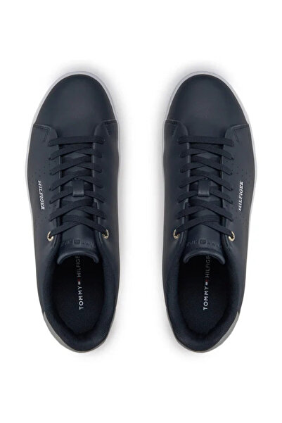 Tommy Hilfiger Férfi sötétkék tornacipő - COURT CUP LTH PERF DETAIL