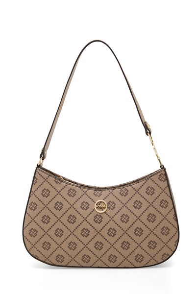 Fossil Women's Mink Shoulder Bag with Trams 05Fo25Y5030