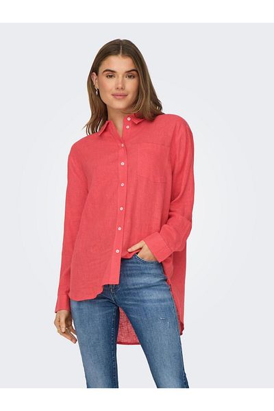 ONLY Women's Tokyo Linen Blend Shirt