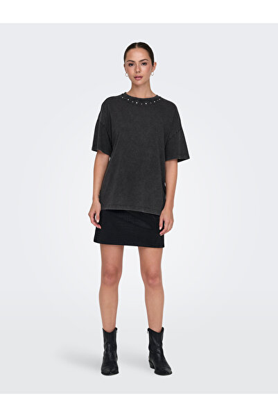 JDY Jdycarla S/S O-Neck Stud T-Shirt Jrs 15346243   Phantom