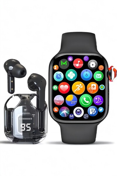 MATEO AKILLI SAAT T700S ve Bluetooth Kulaklık ikili set