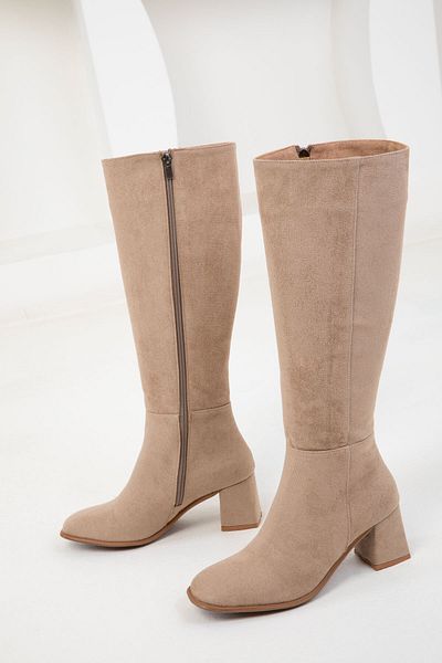 SOHO Damenstiefel aus Nerz-Wildleder – Modell 19953