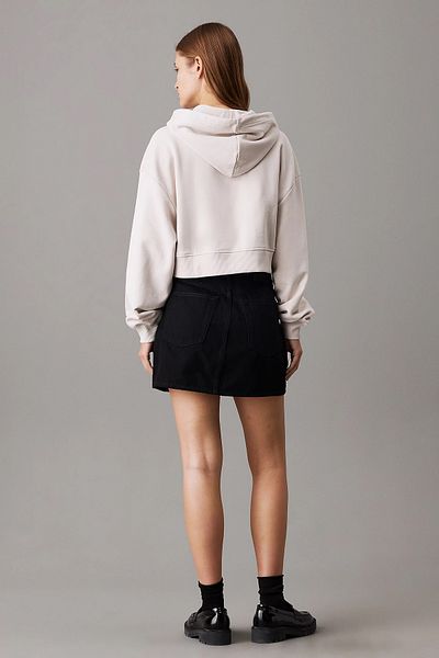 Calvin Klein Dámská mikina s kapucí s tkaným štítkem – pohodlný a stylový design