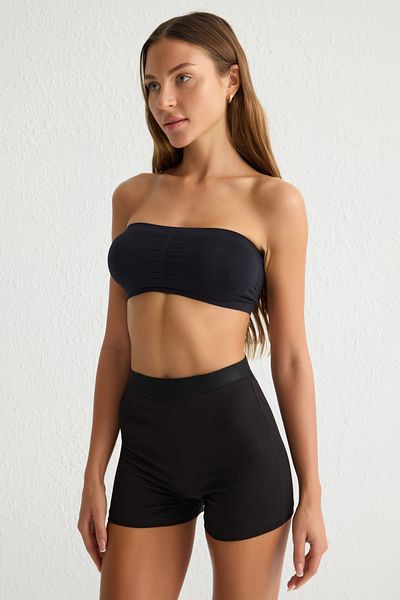 Trendyol Collection 2er-Pack Boxer-Strickhöschen in schwarzer Haut THMSS25KU00007