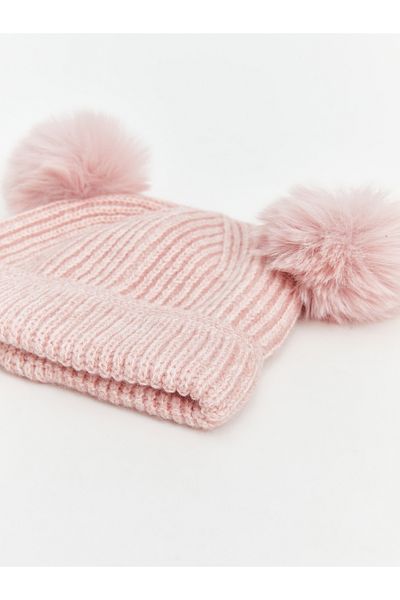LC Waikiki Baby Girl Beret with Pompom