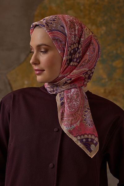 Şalland Shalland Ethnic Pattern Scarf