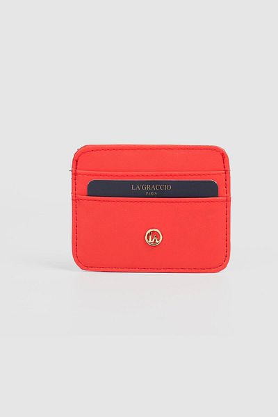 La La'Graccio Paris La'Graccio Paris Shurpa Card Holder Red
