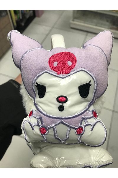 GA Mark Children's Plush Headphones with Lilac Kuromi Figure