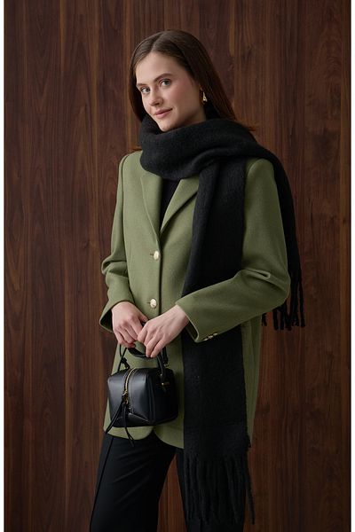 Fatma Atasoy Μπουφάν με σφραγίδα Soft Khaki Blazer