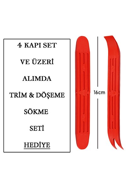BARRER Honda Civic Fd6 Kapı Gergi Kolu (limitör) Tamir Kiti (2 Kapı Set) 2007-2012 Uyumlu
