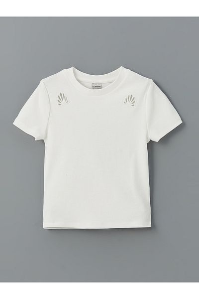 LC Waikiki Crew Neck Girl's Crop T-Shirt