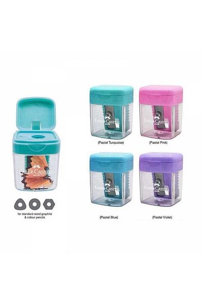 Faber Castell Minibox Pencil Sharpener Pastel Colors