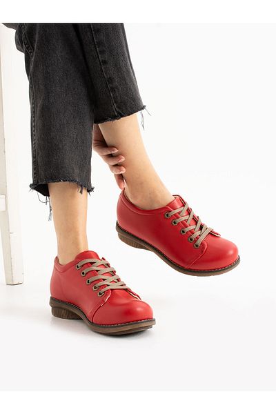 Alemdar Shoes Blaze Red Orthopedic Sole Women's Shoes