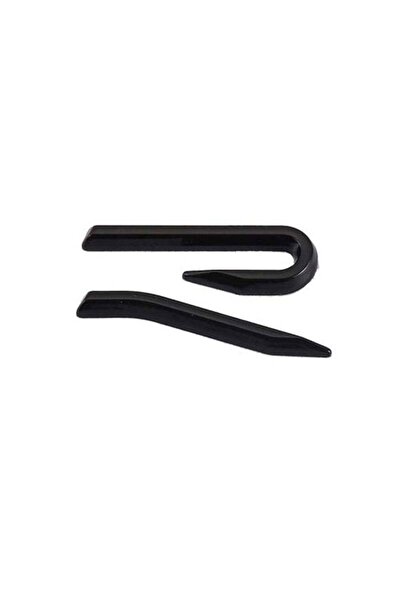 Universal VW Yeni R Bagaj Logosu Parlak Siyah