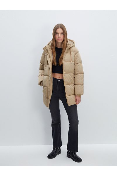 LC Waikiki Pufferjacke für Damen mit Kapuze