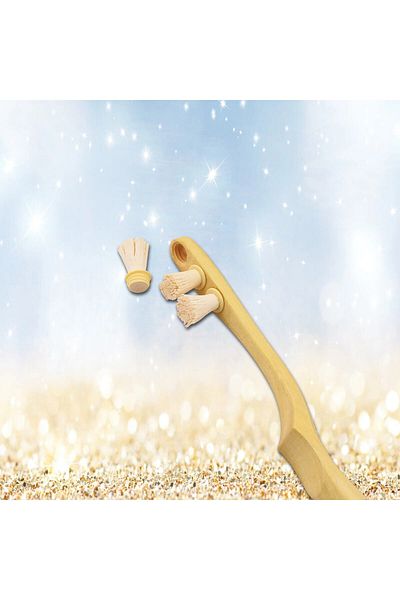Toothwak Miswak Toothbrush, Natural Toothbrush with Miswak Head Miswak Powder