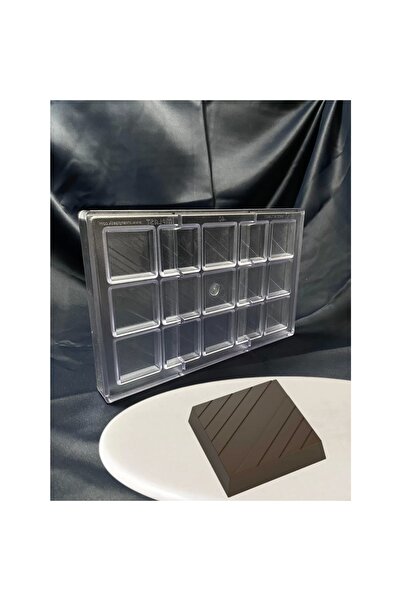 İmplast قالب شوكولاتة بارلاين مربع من البولي كربونات 19 جرام. - 40 |   قالب ش...