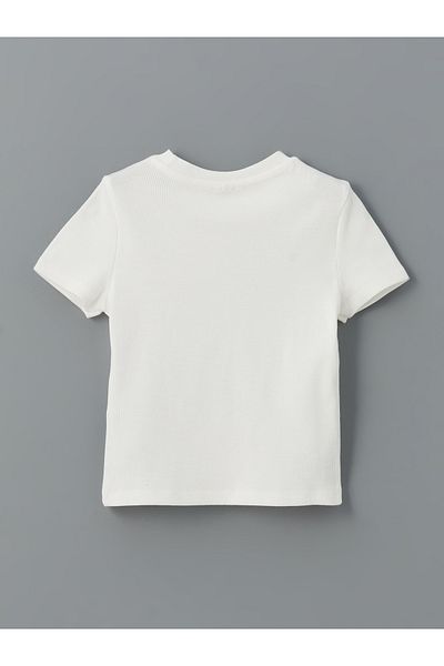 LC Waikiki Crew Neck Girl's Crop T-Shirt