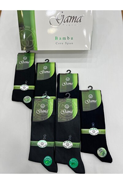 Gama Çorap 6 τεμάχια μπαμπού 100% φυσικό νάιλον χωρίς μαύρες γκρι χοντρές χειμερινές ανδρικές κάλτσες