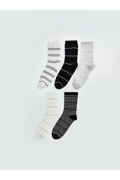 LC Waikiki Gestreifte Damensocken im 5er-Pack