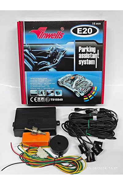 Inwells Otovera  İnwells  18 mm  Yeni Sesli Park Sensörü E20-18mm Siyah