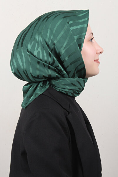 Eşarppark Golden Jakar Eşarp 4136-13 Zümrüt