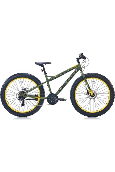 Carraro Fat Bıke 26 Jant 432h 21-v Hd Mat Hakı Yesıl-sarı-23