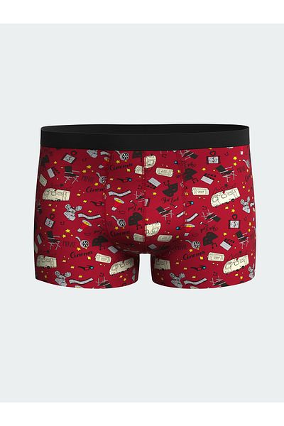 LC Waikiki Flexible Herren-Boxershorts aus Baumwolle mit Standardform, 3-teilig