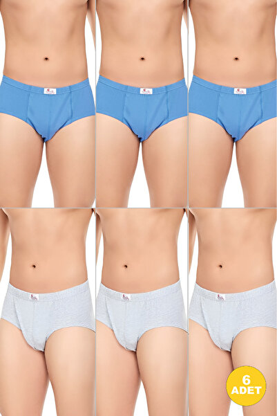 CENNETOĞLU Ανδρικό βαμβακερό άνετο ελαστικό σλιπ σλιπ 6 πακέτο