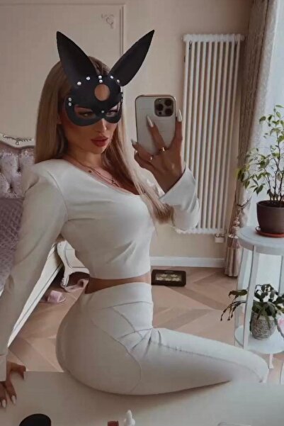 Fashiontayt costum cu piele superioară inferioară