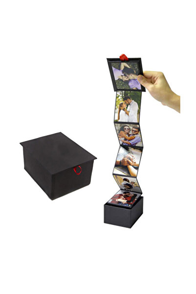 Genel Markalar Siyah Akordiyon Hediye Kutusu - Fotoğraf Hariçtir