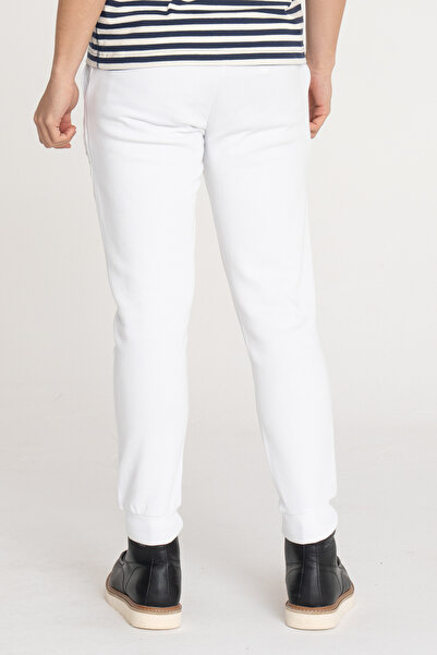 Jack & Jones JACK JONES Beyaz Renk Paçası Ribanalı Erkek Eşofman Altı 12248838