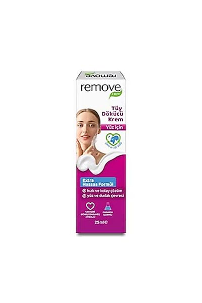 remove Depilatory Face Cream Extra Sensitive 25 ml