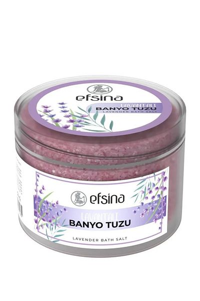 Efsina 250 جرام ملح استحمام باللافندر