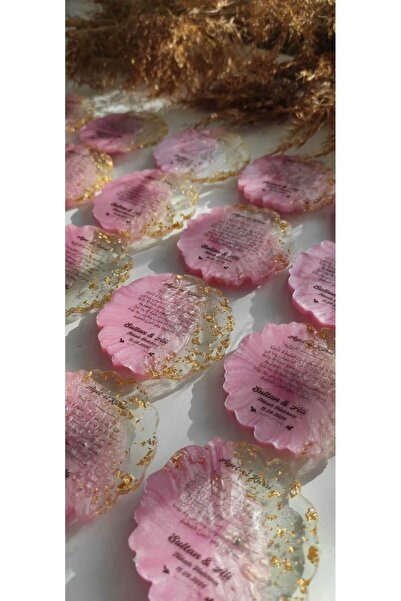 Stories BİRGÜLCE Epoksi Magnet 10 Adet Söz-Nişan-Kına-Nikah-Mevlüt-Hac-Umre-Kabe-Doğum Günü Hediyelik