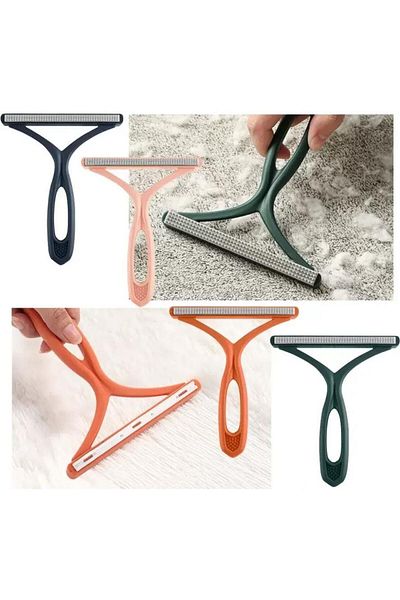 OptaPro Silicone Double Sided Coat Sweater Sweatpants Carpet Feather And Lint Collector Feather Rope Catching Comb