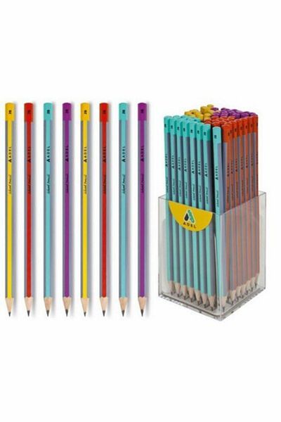 Adel Pencil Patterned Assorted 12 Pieces
