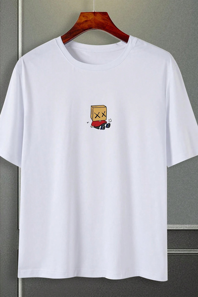 cc collection Tricou oversize cu imprimeu Box Head